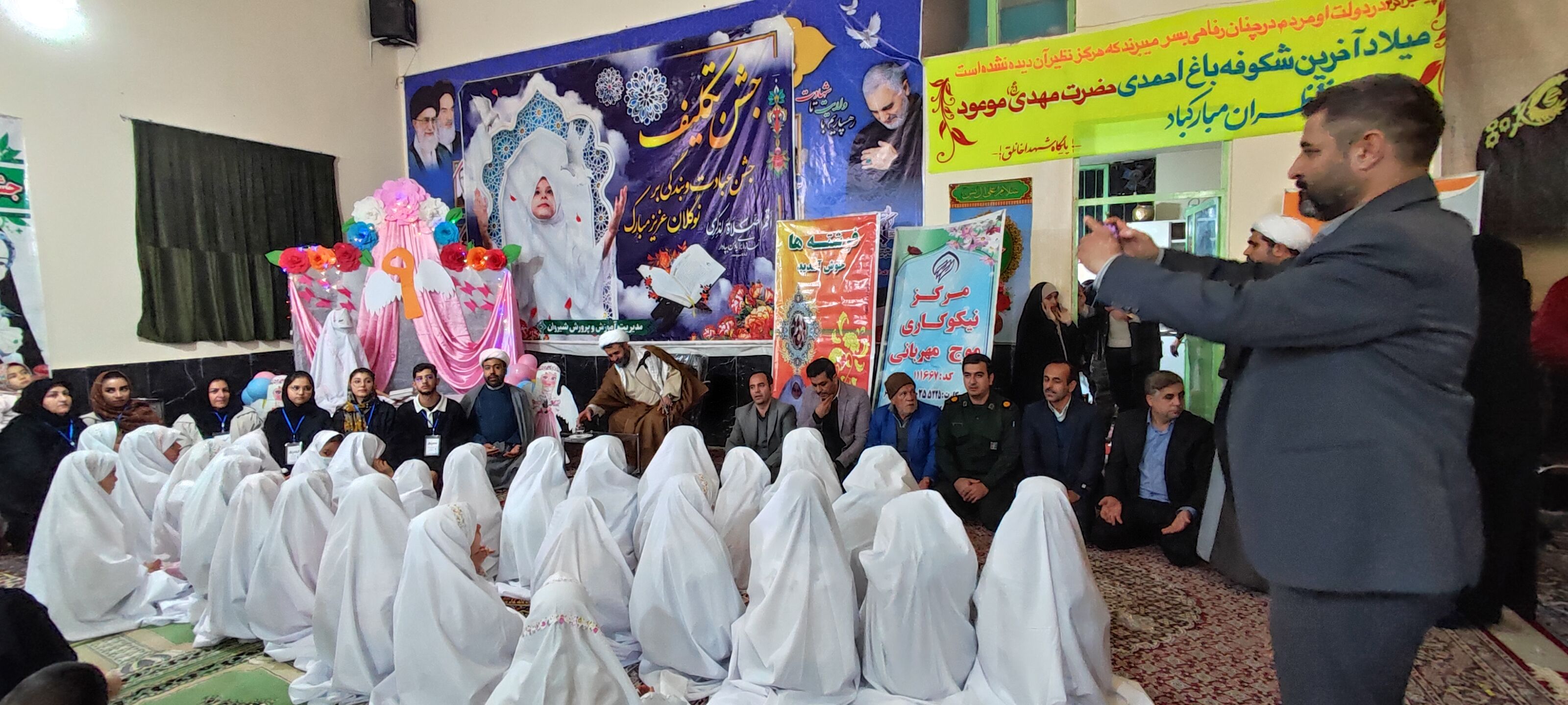 جشن میلاد امام زمان (عج) و جشن تکلیف دختران در مسجد سجادیه شهر خانلق