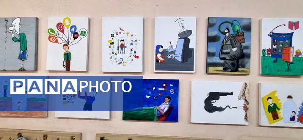 افتتاحیه نمایشگاه فرهنگی هنری هفته ماها