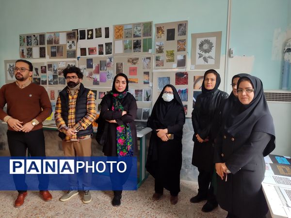 نمایشگاه ماها در هنرستان بصیرت آشخانه