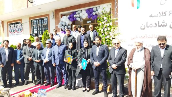 افتتاح مدرسه ۶ کلاسه «بانو مهین شادمان»