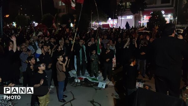 مراسم شب دوم محرم در بلوار فضل نیشابور-۲