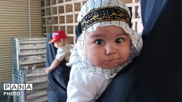 مراسم شیرخوارگان حسینی در مهدیه معلا شهر میلاجرد