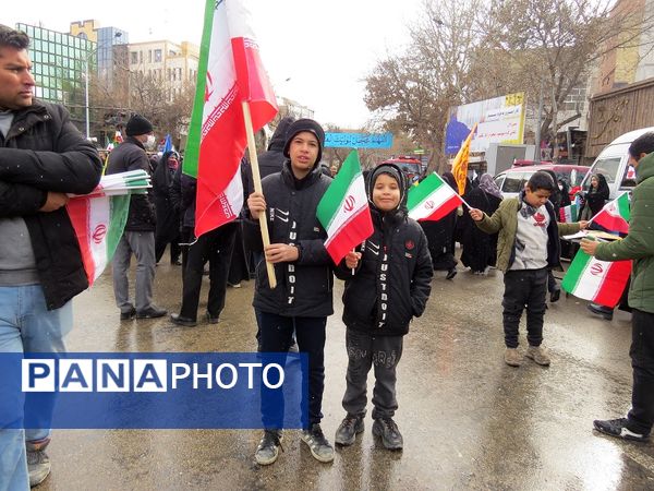 راهپیمایی باشکوه ۲۲ بهمن ماه شهرستان بجنورد 