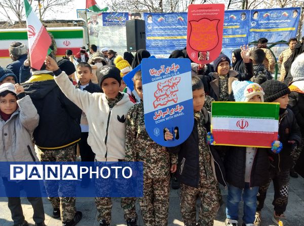 حماسه‌آفرینی دیگر از مردم منطقه رضویه در راهپیمایی 22بهمن