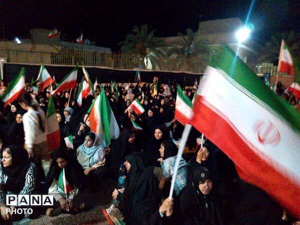 حماسه‌ای دیگر در شهرستان کهنوج با حضور مردم 