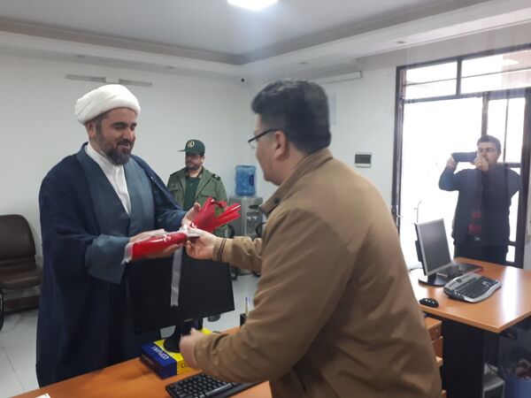 دیدار فرماندار شهرستان سملقان با رئیس بنیاد شهید به‌مناسبت گرامیداشت روز شهدا