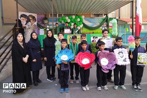 نخستین چهارشنبه امام رضایی در آموزشگاه شاهد چهاردانگه