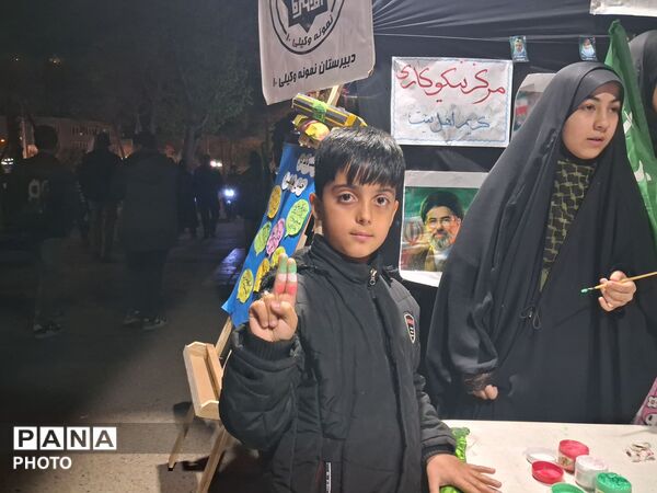 موکب فرهنگی دبیرستان نمونه وکیلی ۱۰ در حسینیه فضل نیشابور