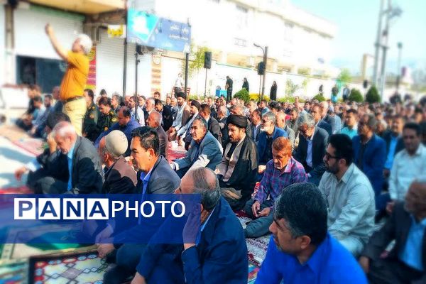 اقامه نماز عید سعید فطر در باشت