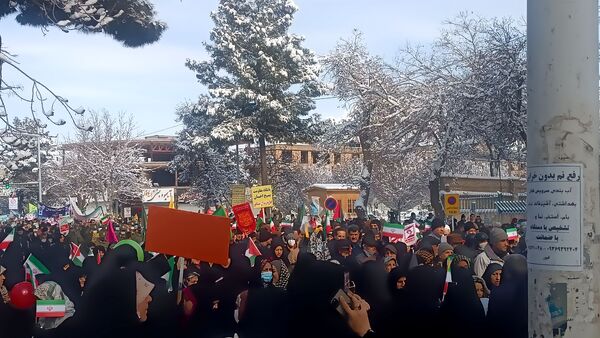 راهپیمایی ۲۲ بهمن در نیشابور 