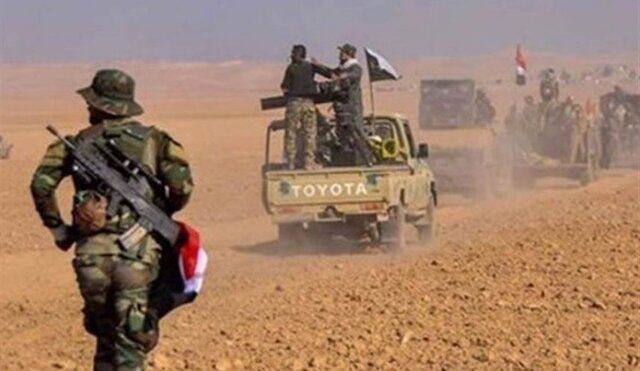 حملات ارتش و الحشد الشعبی علیه مواضع داعش در عراق