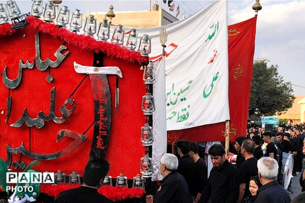 سوگ و ارادت عزاداران حسینی در شهر صغاد