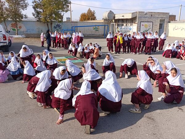بیست و هفتمین مانور سراسری زلزله در مدارس شهرستان چوار