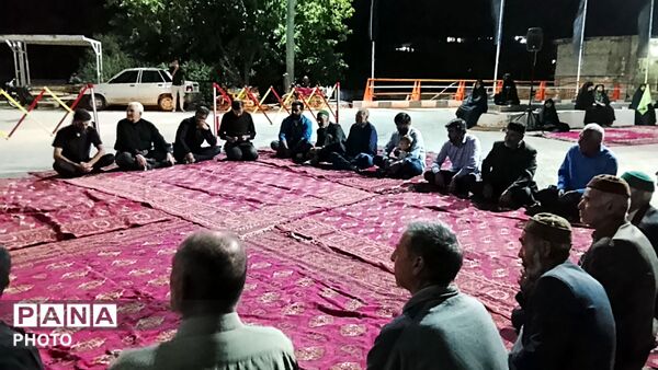 اجتماعات شبانه در حسینیه شهدای شهر بار نیشابور  