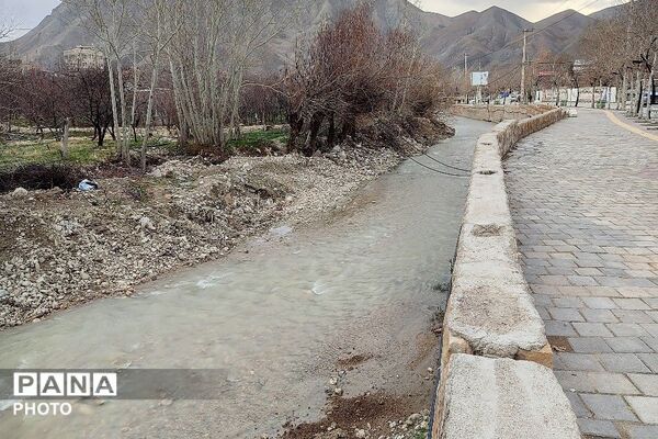 تصاویر زیبا از شهر بار پس از بارش برف و باران در ارتفاعات