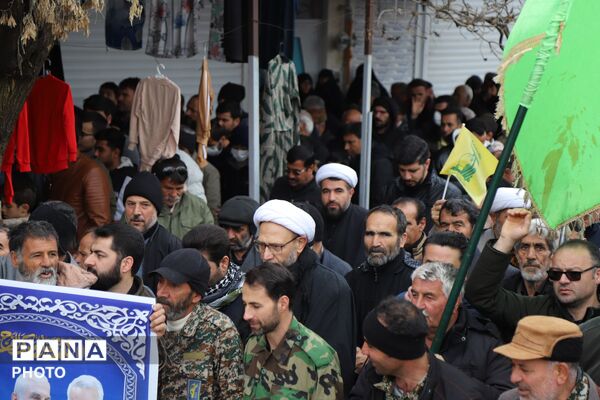 بدرقه پیکر شهید نخبه «محمد رضا فتحی» در کبودرآهنگ 