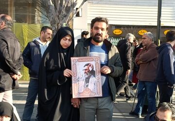 تشییع پیکر شهدا، همراه با اعلام انزجار از اغتشاشات اخیر 