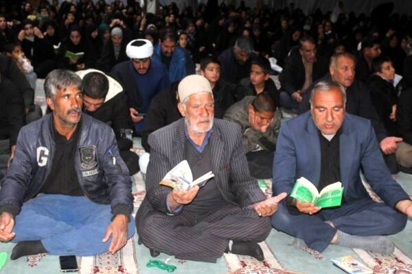 آیین پرفیض شب بیست‌ویکم ماه رمضان در مصلای امام رضا(ع) مارگون