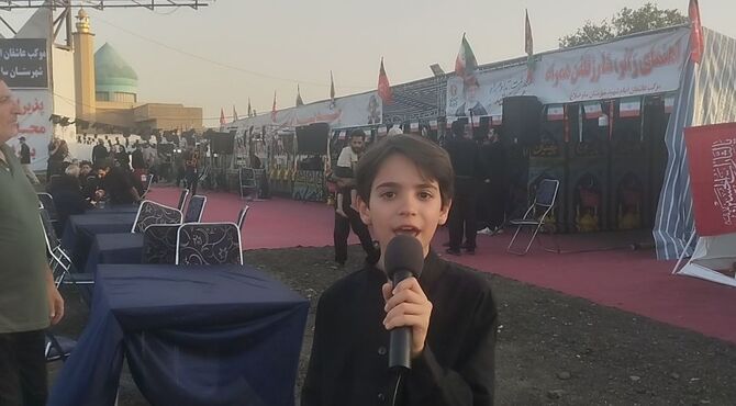 برپایی موکب عاشقان امام شهید ساوجبلاغ واقع در اتوبان کرج_تهران 