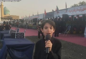 برپایی موکب عاشقان امام شهید ساوجبلاغ واقع در اتوبان کرج_تهران 