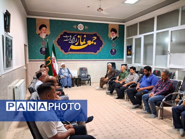 دیدار جمعی از ورزشکاران با امام جمعه کاشمر