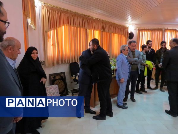 مراسم بازنشستگی مجید رحیمی زاده در دانشگاه آزاد بجنورد