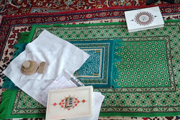 برگزاری مراسم معنوی اعتکاف در شهر صغاد