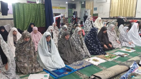 مراسم اعتکاف در مسجد ام البنین (س)