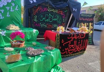 دانش آموزان در سوگ ام ابیها فاطمه زهرا (س)