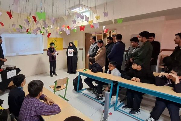 مراسم عزاداری ایام فاطمیه و بزرگداشت شهادت حضرت زهرا (س)  و افتتاح کلاس سایت دبستان شهید نوروزعلی حسینی