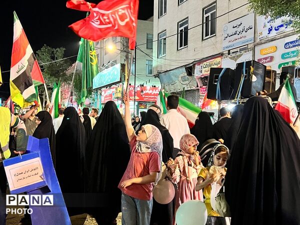 حضور حماسی مردم کرج در نودو سومین شب  در امام زاده حسن