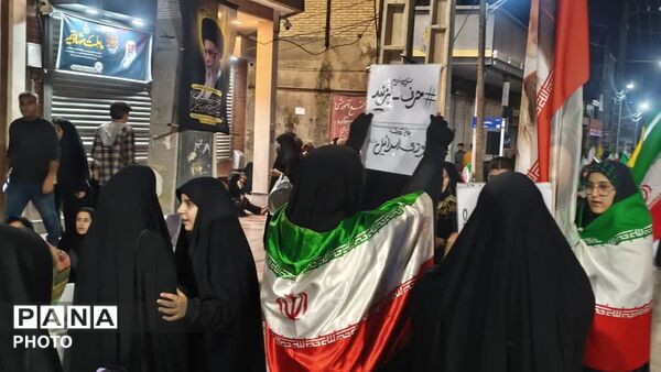 راهپیمایی در شهرستان گچساران 
