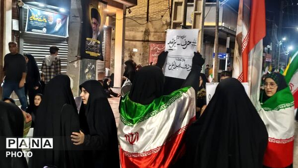 راهپیمایی در شهرستان گچساران 