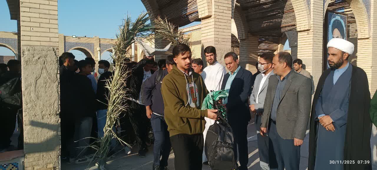 اعزام ۷۷ دانش‌آموز پسر فاریابی به مناطق عملیاتی جنوب کشور