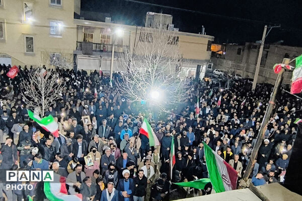 اجتماع قافله عزاداری شهرستان لردگان برای خون خواهی رهبر شهید