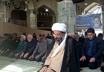 برگزاری آیین عبادی سیاسی نماز جمعه در شهرستان خاتم 