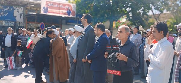 برگزاری راهپیمایی در حمایت از مردم مظلوم فلسطین در سملقان