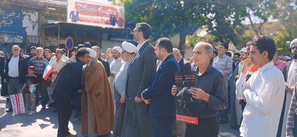 برگزاری راهپیمایی در حمایت از مردم مظلوم فلسطین در سملقان