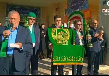 برگزاری صبحگاه رضوی در مدرسه خاندان سلمان شهرستان زارچ