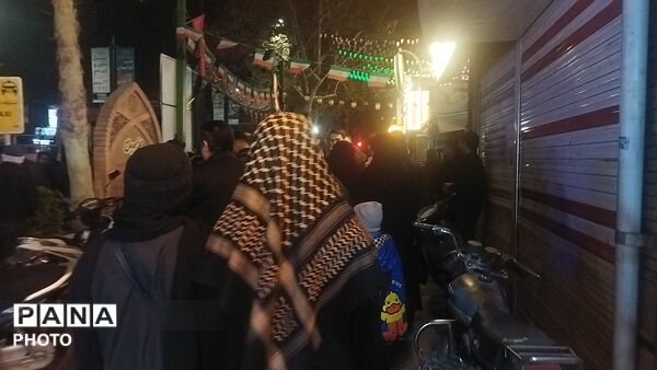 مراسم عزاداری برای شهادت امام خامنه ای در نیشابور 
