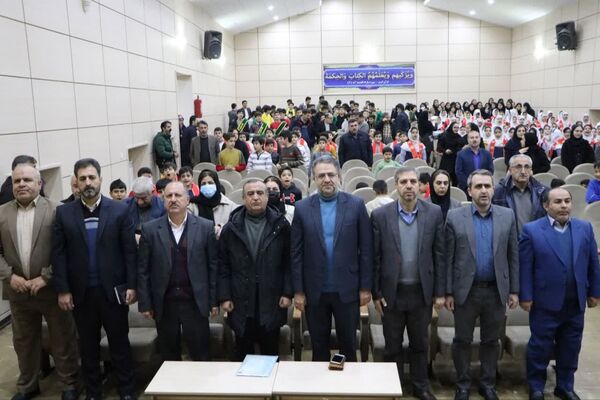 مراسم اختتامیه یادواره شهدا با حضور مدارس شاهد ناحیه یک سنندج