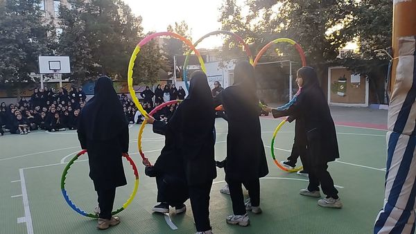 افتتاحیه المپیاد ورزشی در دبیرستان مستوفق