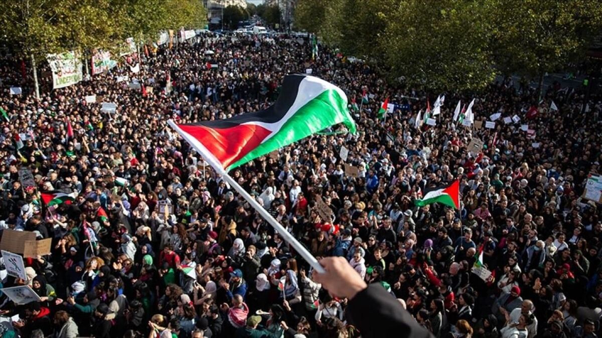 برگزاری ۱۰۵ تظاهرات در ۵۸ شهر مغرب در حمایت از مردم غزه