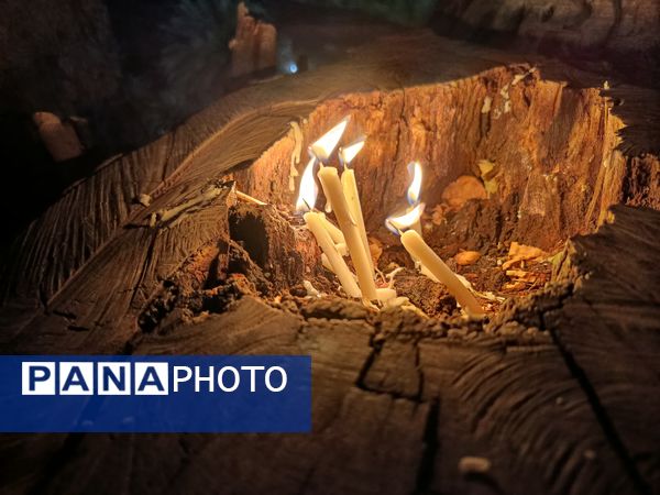 شام غریبان در امامزادگان سید محمد و سید نظام الدین شهرستان حاجی‌آباد
