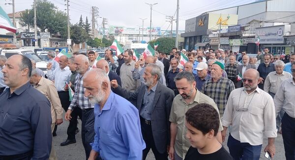 فریاد امت و راهپیمایی بشارت نصر در شهرستان محمودآباد