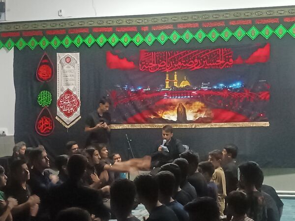 عزاداری دهه اول صفر در دبیرستان شهید بهشتی نیشابور 