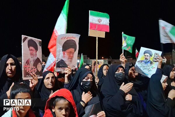 باشت غرق در سوگ و بیعت،وداع با امام و پیمان با رهبر