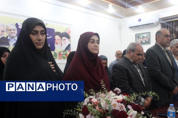 آیین تکریم و معارفه مدیر آموزش و پرورش گلوگاه 