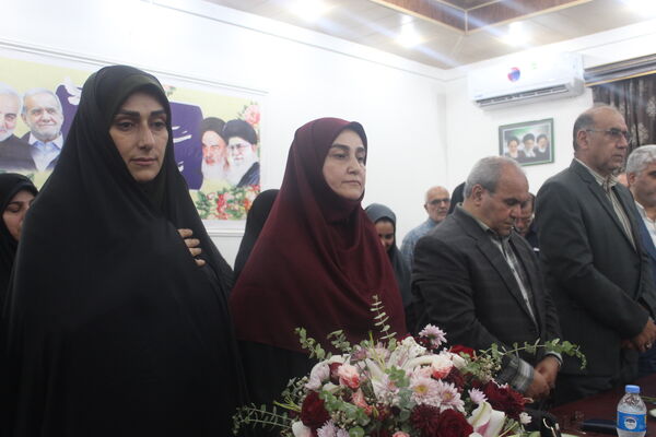 آیین تکریم و معارفه مدیر آموزش و پرورش گلوگاه 