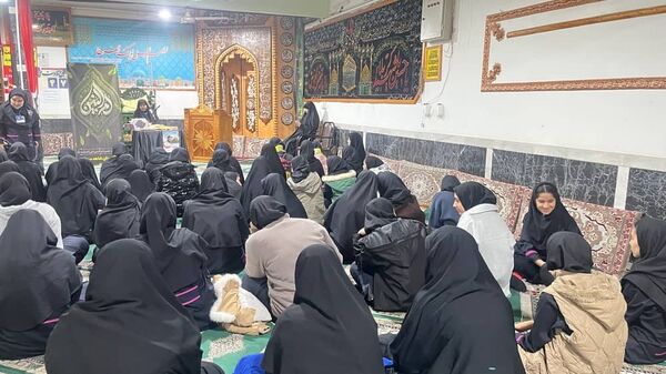 مراسم سوگواری شهادت حضرت ام البنین(س) توسط هیات دانش‌آموزی دبیرستان شاهد سمیه